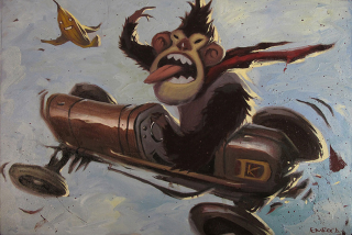 Illustration for article titled Mario Kart Never Looked This Wondrously Fearful And Insane
